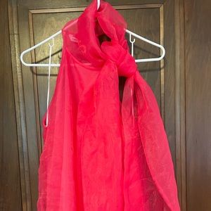 ZARA pink top with tie detail